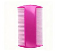 Qytskoow Double Sided Flea Comb For Cats Dogs Puppy, Fine Tooth Comb, Pet Grooming Combs Dandruff Removal Combs,Rose