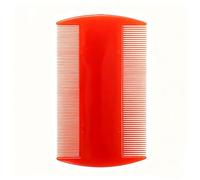 Qytskoow Double Sided Flea Comb For Cats Dogs Puppy, Fine Tooth Comb, Pet Grooming Combs Dandruff Removal Combs,Orange