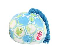 Qyuhbkkl Dog Soccer Ball | Dog Toy Ball Soft Elastic Dog Ball - Colorful Gentle Cotton Rope, Giggle Ball For Large Dogs, Home, Indoor Interactive Outdoor
