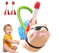 Qyuhbkkl Toy Rocket for Kids | Light-up Design Rocket Toy,Simple Outdoor Games Outdoor Toys for Children Boys Girls