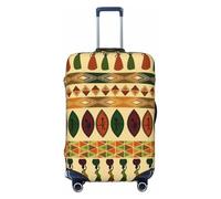 QYUHBNS Bohemia Style Traditional African Pattern Print Elastic Suitcase Cover,Washable,Lightweight,Fashion(S-XL)