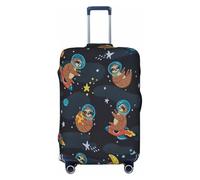 QYUHBNS Cute Baby Sloths Sleeping Print Elastic Suitcase Cover,Washable,Lightweight,Fashion(S-XL)