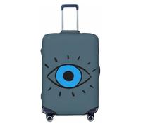QYUHBNS Evil Eye Print Elastic Suitcase Cover,Washable,Lightweight,Fashion(S-XL)