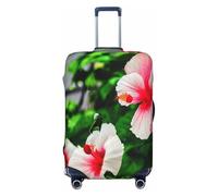 QYUHBNS Hibiscus Flowers Print Elastic Suitcase Cover,Washable,Lightweight,Fashion(S-XL)