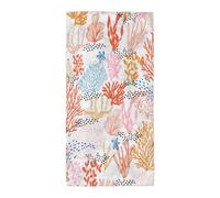 QYUHBNS Polyester Coral Reef Print Towels,Hand Face Washcloths And Decorative