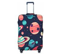 QYUHBNS Space Planets Print Elastic Suitcase Cover,Washable,Lightweight,Fashion(S-XL)