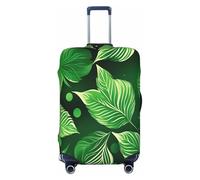 QYUHBNS St Patricks Day Leaves Print Elastic Suitcase Cover,Washable,Lightweight,Fashion(S-XL)