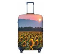 QYUHBNS Sunflower Sun Print Elastic Suitcase Cover,Washable,Lightweight,Fashion(S-XL)