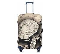 QYUHBNS Turtle Write Print Elastic Suitcase Cover,Washable,Lightweight,Fashion(S-XL)