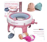 QYVFLIZ Knitting Machine 40 Needles, Fast Knitting for Hat/Socks/Pumpkin, Smart Weave Knitting Spider Knitting Machine for Children, Adults, Beginners. A40