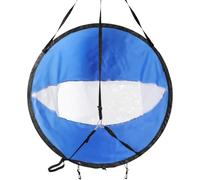 QYVHGJUAB Wind Sail With Transparent UV Window, Easy Setup & Control, 108cm Blue & White Canoe For Kayaking And Canoeing
