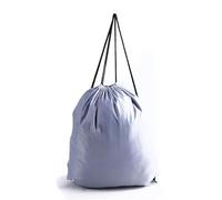 QYWT Drawstring Bags, Waterproof Swimming Gym Bag, Trainer String Sports PE Bag Yoga Sack Backpack, Unisex Travel Beach School Bag,Grey