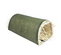 QYWT Rabbit Hideaway Toys Grass Straw Bunny Toy Tunnel Hamster Accessories For Guineapig Chinchilla Ferret Rats Rodent Cage,Dark Green S Code
