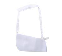 QYWT Universal Arm Sling Breathable Mesh Shoulder Sling Rotator Cuff Support for Men & Women Dislocation Arm Orthopedic Belt for Shoulder Injury,White
