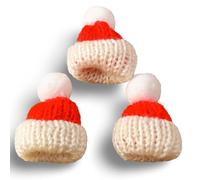 QYWXJL 10pcs 28 * 31mm Knitted Elk Charms Crocheted Christmas tPendants for Making Necklace D.I.Y X'mas Findings