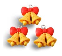 QYWXJL 10Pcs Christmas Charms for Making Snowman Charms Pendant D.I.Y Necklace X'mas Gifts Supplies