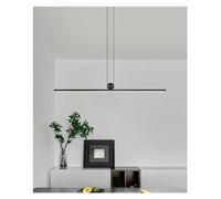 QYWXJL Minimalist Black Chandelier for Dining Room, Bar, Island & Restaurant - Elegant Fixture for Entryway & Staircase, Perfect for Contemporary Spaces
