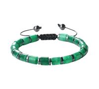 QYWXJL New 2025 Trendy Agate Bracelet Beaded Bangle Natural Stone Solid Color Adjustable Handmade Women Men Lucky Gift Jewelry Fashion Accessories Creative