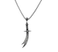 QYWXJL New For Trendy 2025 Fashion Stainless Steel Punk Jewelry Chinese Style Pendant Pendant Punk Necklace Jewelry Fashion Accessories Creative Gift