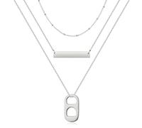 QYWXJL Soda Tab Necklace Gold Layered Necklaces for Women Sarah Cameron Necklace Soda Can Jewelry Valentines Day Gift for Girls