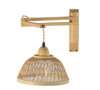 QYYZTHX Farmhouse Wall Sconce Lighting, Dimmable Wall Sconce with Swing Arm Wall Lights, Wall Light,E27 Base Wall Sconces for Bedroom,Living Room, Boho Wall Lamp