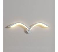QYYZTHX LED Wall Light Indoor Bird Wall Lamp 's Room 9W Animals Decorate Sconce White Acrylic Lampshade Bedside Lamp Warm White Bird Wall Lighting for Living Room Bedroom