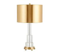 QYYZTQY Bed Lamp Light Luxury Table Lamp Study Living Room Bedroom Transparent Crystal Table Lamp Bedroom Decoration Bedside Lamp Living Room Lamp