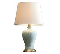 QYYZTQY Bed Lamp Retro Ceramic Bedside Table Lamp Bedside Lamp Home Bedroom Bedside Lamp Living Room Study Fashion Decorative Table Lamp Living Room Lamp(A)