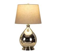 QYYZTQY Bedside Table Lamp 24.4in Glass Table Lamp Bedroom Bedside Nightstand Lamp Hotel Study Table Lamps Desk Lamp Night Light Nightstand Lamp for Bedroom(A)