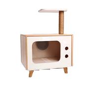 QYYZTQY Cat Tree Houses Automatic Hair Dogs and Cats, Tumble Dryer Box with Climbing Frame Crawling, Household Furniture for Hot Nest Warm as ever