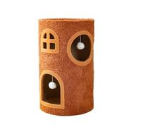 QYYZTQY Climbing Frame Sisal Bucket Nest Winter Warm and Wear-Resistant Scratching Board Cat Climber(C)