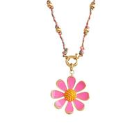 QYYZTQY Colorful Beaded Necklace For Women, Nature Long Knotting Beaded Jewelry, Bohemia Colorful Seed Beads Necklace Choker, Rainbow Beads Necklace Colorful Jewelry For Women