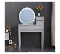 QYYZTQY Dresser Table White Dressing Table with Mirror Table, Dressing Table for Girls with Cushioned Stool, Bedroom Furniture