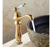 QYYZTQY Faucets Deck Faucet for Bathroom Handle Single Hole Kitchen Mixer Tap Hot and Cold Wash Basin Water Taps