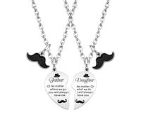 QYYZTQY From Daughter Son Matching For Dad Step Dad Gifts Daddy Gifts Dad Gifts Father Jewelry Dad Birthday Gift Dad For Him