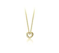 QYYZTQY Genuine 925 Sterling Silver Romantic Heart Pendant Necklaces For Women Wedding Anniversary Fine S925 Jewelry