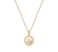 QYYZTQY Gold Initial s for Women Real Gold Plated Dainty Initial Alhpabets from A-Z Link Chain for Womens Ladies Girls Gift for Wife Mom Sister Friend