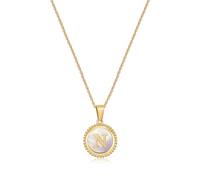 QYYZTQY Gold Initial s for Women Real Gold Plated Dainty Initial Alhpabets from A-Z Link Chain for Womens Ladies Girls Gift for Wife Mom Sister Friend