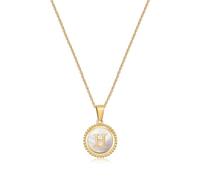 QYYZTQY Gold Initial s for Women Real Gold Plated Dainty Initial Alhpabets from A-Z Link Chain for Womens Ladies Girls Gift for Wife Mom Sister Friend