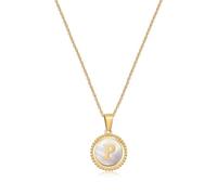 QYYZTQY Gold Initial s for Women Real Gold Plated Dainty Initial Alhpabets from A-Z Link Chain for Womens Ladies Girls Gift for Wife Mom Sister Friend