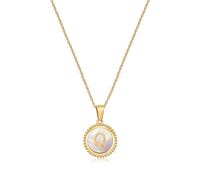 QYYZTQY Gold Initial s for Women Real Gold Plated Dainty Initial Alhpabets from A-Z Link Chain for Womens Ladies Girls Gift for Wife Mom Sister Friend