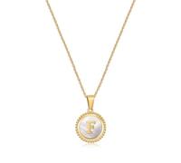 QYYZTQY Gold Initial s for Women Real Gold Plated Dainty Initial Alhpabets from A-Z Link Chain for Womens Ladies Girls Gift for Wife Mom Sister Friend