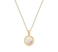 QYYZTQY Gold Initial s for Women Real Gold Plated Dainty Initial Alhpabets from A-Z Link Chain for Womens Ladies Girls Gift for Wife Mom Sister Friend