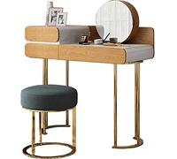 QYYZTQY high-end Nordic Light Luxury Paint Net Red Drawer Dressing Table Post- Small Apartment Bedroom