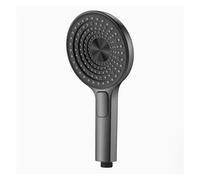 QYYZTQY High Pressure 3 Modes Shower Head Portable Rainfall Faucet in Brushed Gold/Gunmetal Gray Filtered Bath Tap for Home Bathroom Stylish and Functional Showerhead