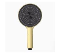 QYYZTQY High Pressure Shower Head with 3 Modes Brushed Gold or Gunmetal Portable Rainfall Faucet Bathroom Filtered Tap Showerhead for Home Use -