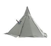 QYYZTQY Hot Outdoor Tents Teepee with Stove Hole Waterproof Family Pyramid Tent Camping Backpacking Hiking Mountaineering Heated Shelter, 310X220CM, Green