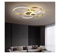 QYYZTQY Lamp Round Luxury Style Gold Ceiling Chandelier Light for Living Room Bedroom Study Kitchen