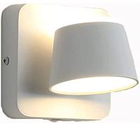 QYYZTQY LED Adjustable, Living Room Swivel Up and Down Luminous Bedside Lamp with Switch, Indoor Reading Wall Light, for Bedroom, Corridor, Gallery, Three-Color Dimming (Color