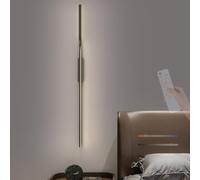 QYYZTQY Light Indoor Lamp Dimmings 2700K-6500K with Remote Control Wall Long Strip Decorative for Bedroom Living Room Corridor (White,90cm)